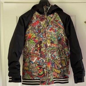 Burton Boys Youth Snowboard Jacket Marvel/Black